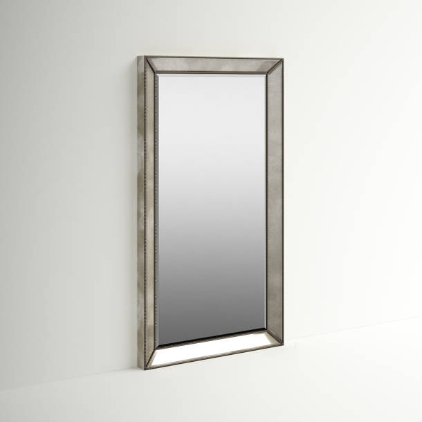 Three Posts™ Kehl Modern & Contemporary Beveled Beaded Full Length Mirror & Reviews Wayfair